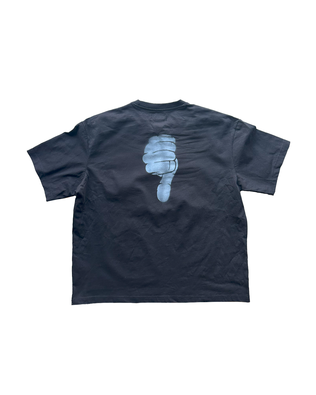 BLACK THUMBS DOWN TEE